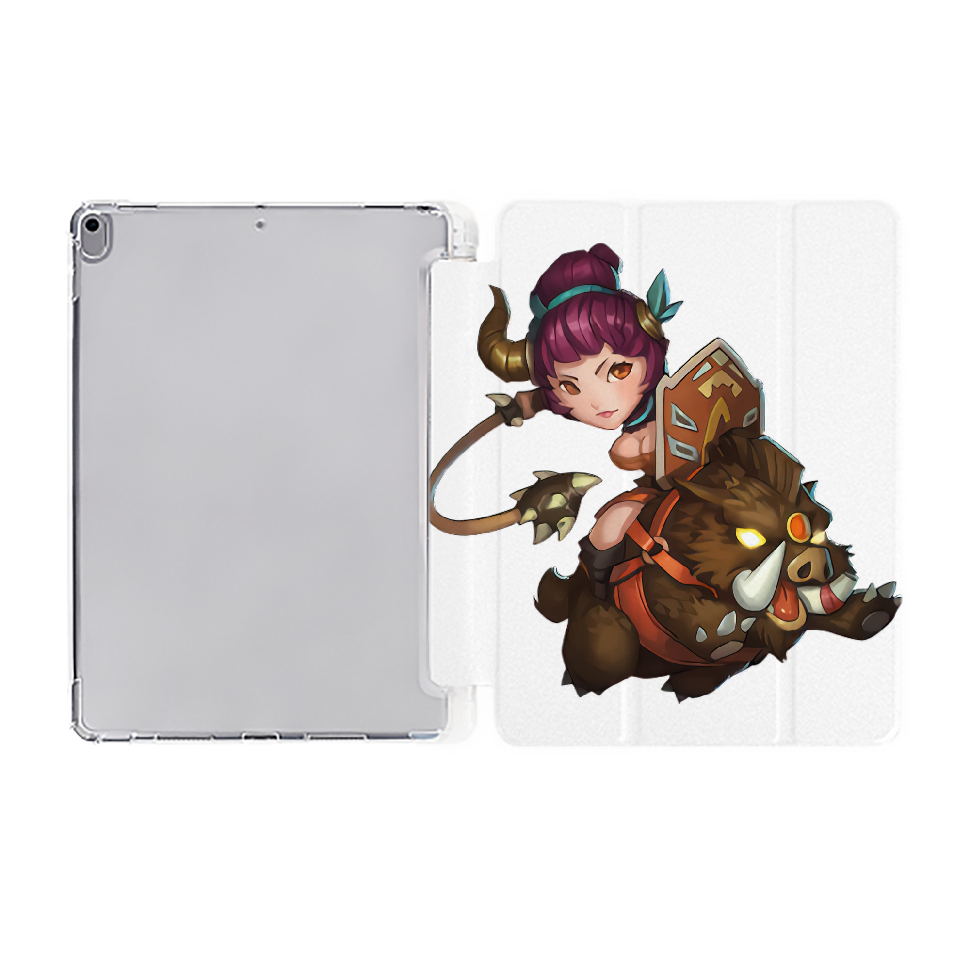 （画像用） リーグ・オブ・レジェンド League of Legends LOL IPad ケース ペン収納付き 三つ折りスタンド PUレザー×シリコン 対応機種9.5/10.5/10.9インチ